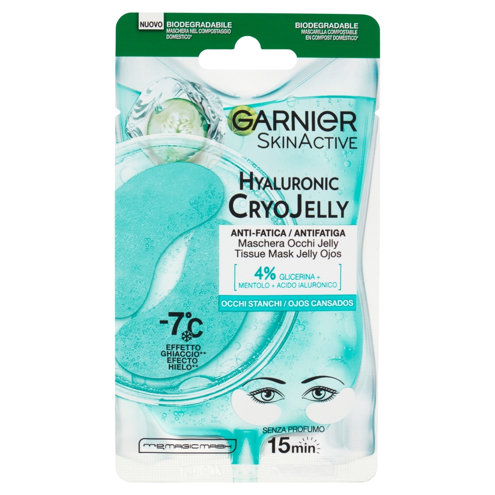 Garnier SkinActive Hyaluronic CryoJelly maschera occhi anti-fatica 5 g